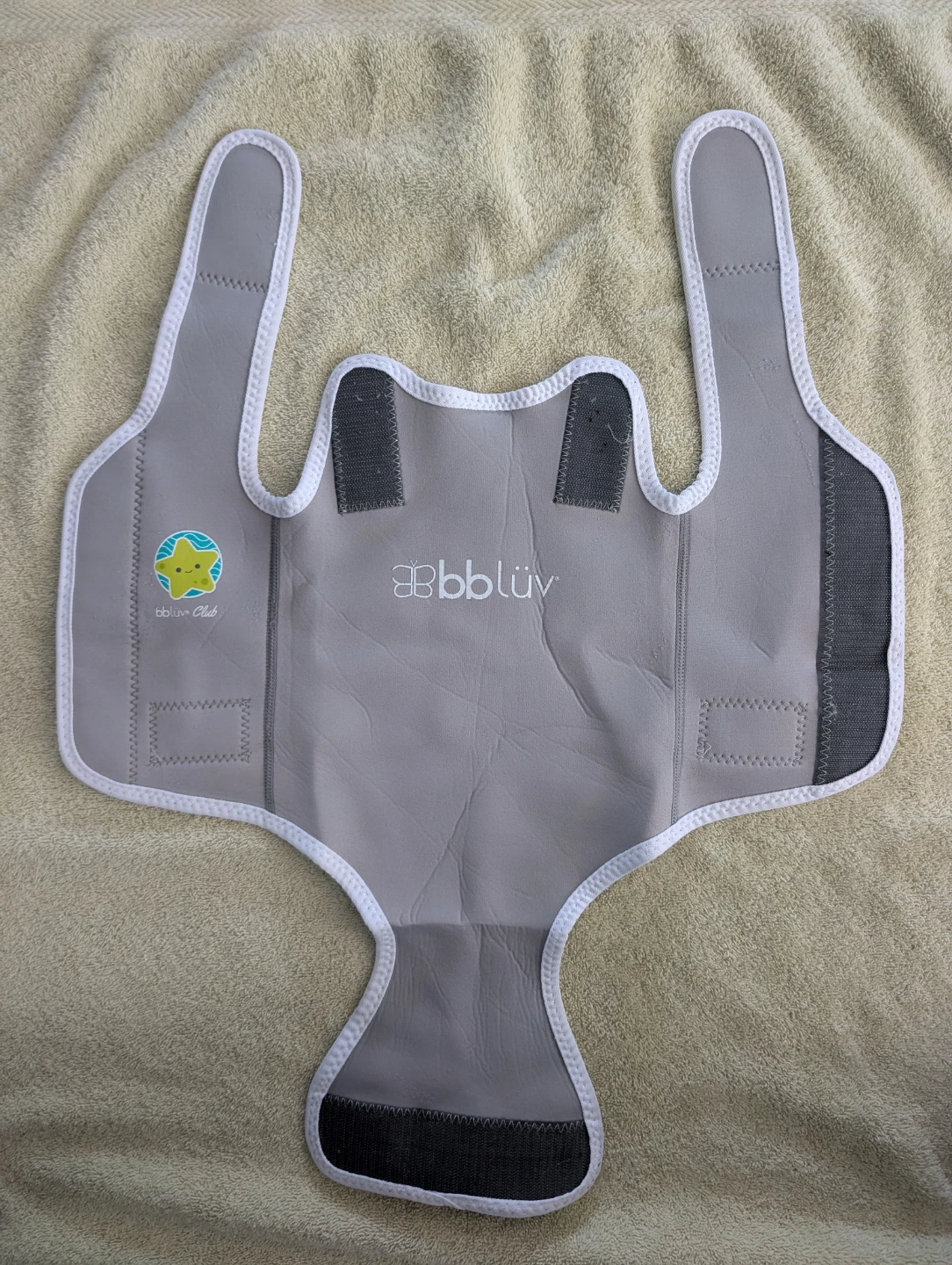 bblüv Wräp Warm Neoprene Baby Wetsuit – Grey - photo 4