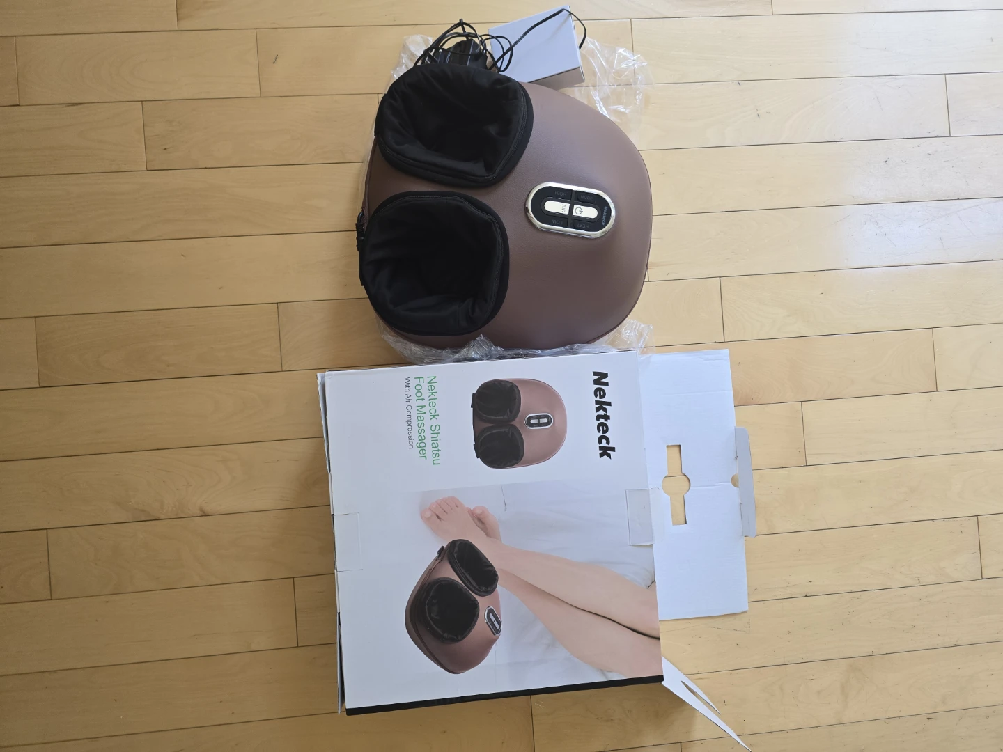 Nekteck Shiatsu Foot Massager with Air Compression - photo 3