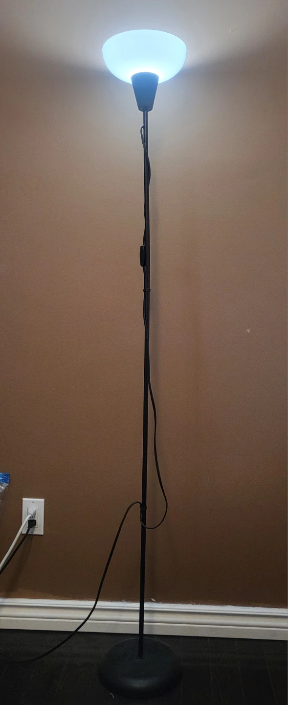 IKEA TÅGARP Floor Uplighter, Black/White - photo 3