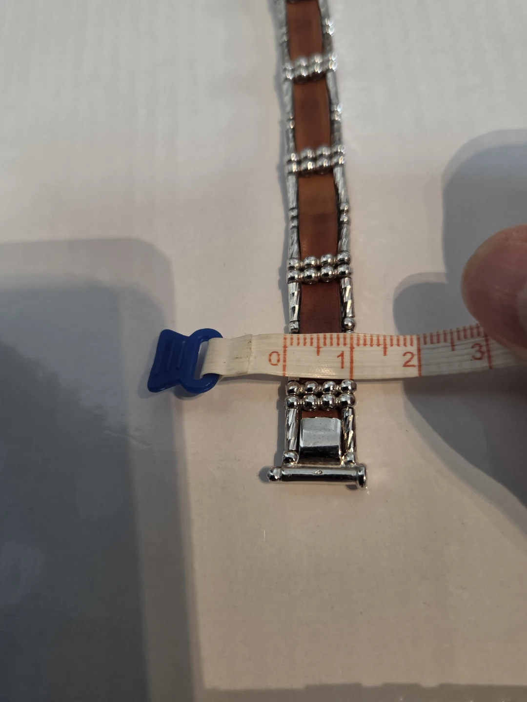 Sterling silver  bracelet with 2 side faces - photo 5