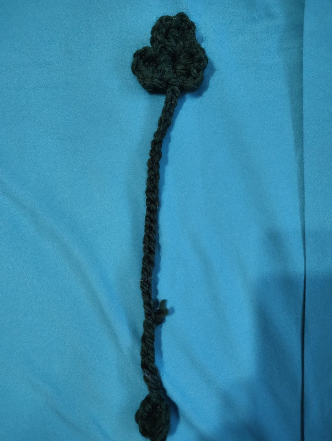 Handmade Crochet Leaf Bookmark