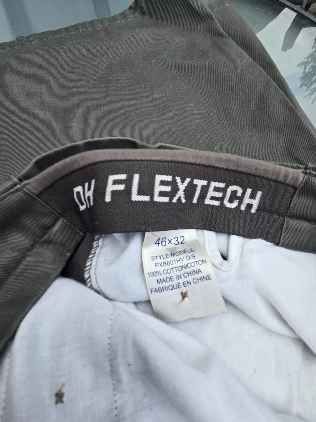 Denver Hayes Mens Casual Pant 46W x 32L. Olive green. - photo 3