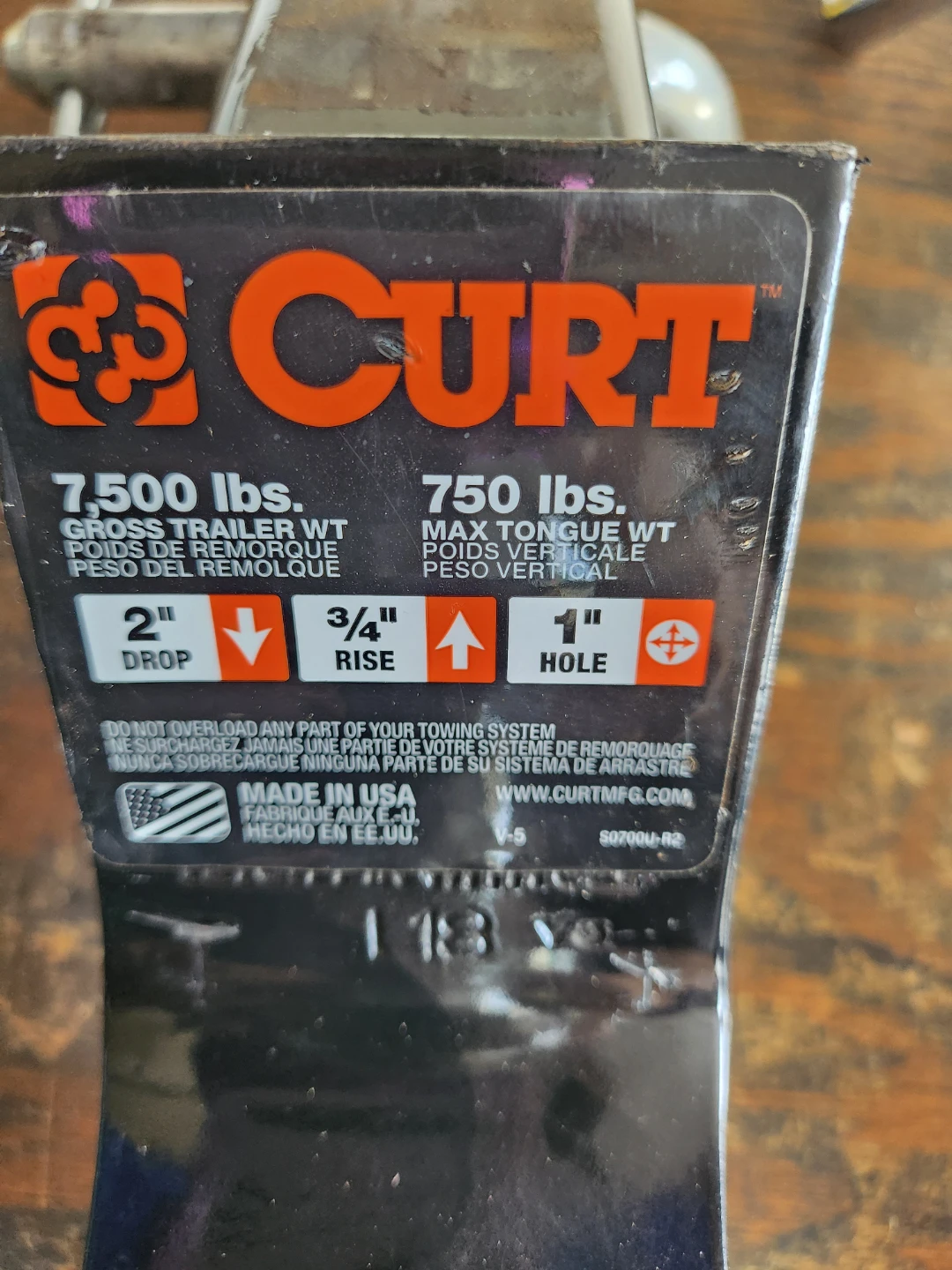 Curt Trailer Hitch 1-7/8” Ball. - photo 2