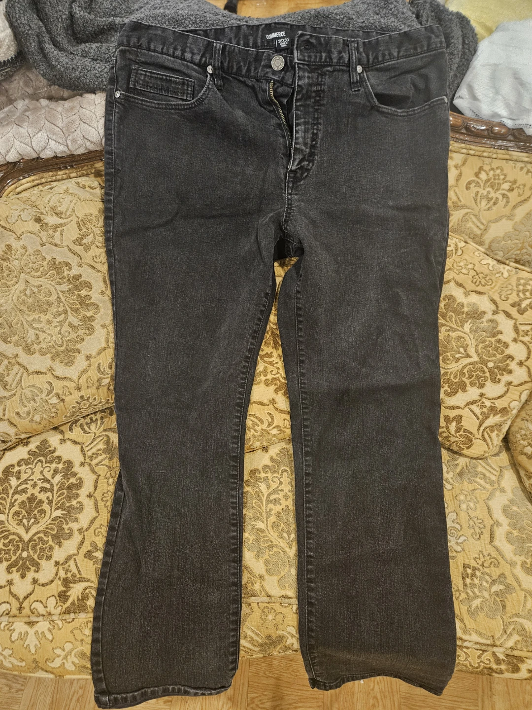 Commerce Men's Jeans 36x30 Black