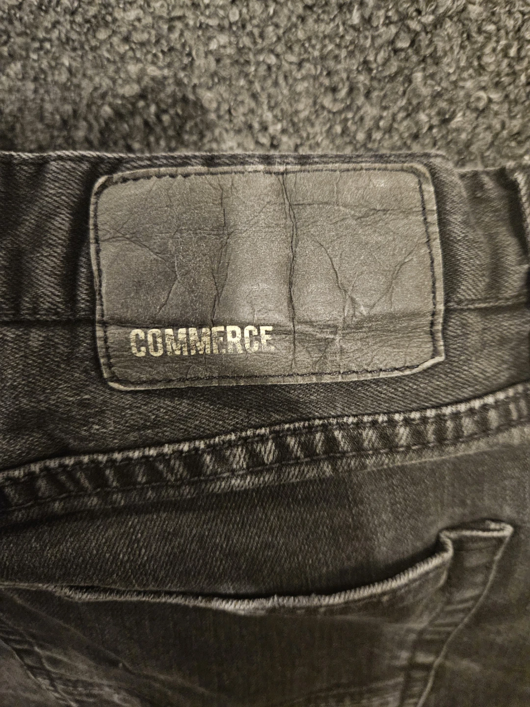 Commerce Men's Jeans 36x30 Black - photo 3