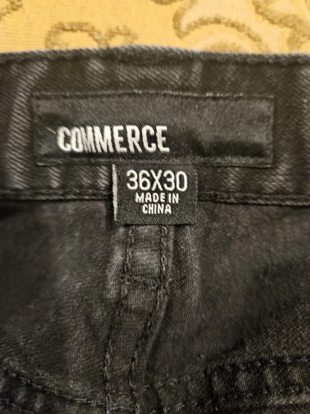 Commerce Men's Jeans 36x30 Black - photo 4