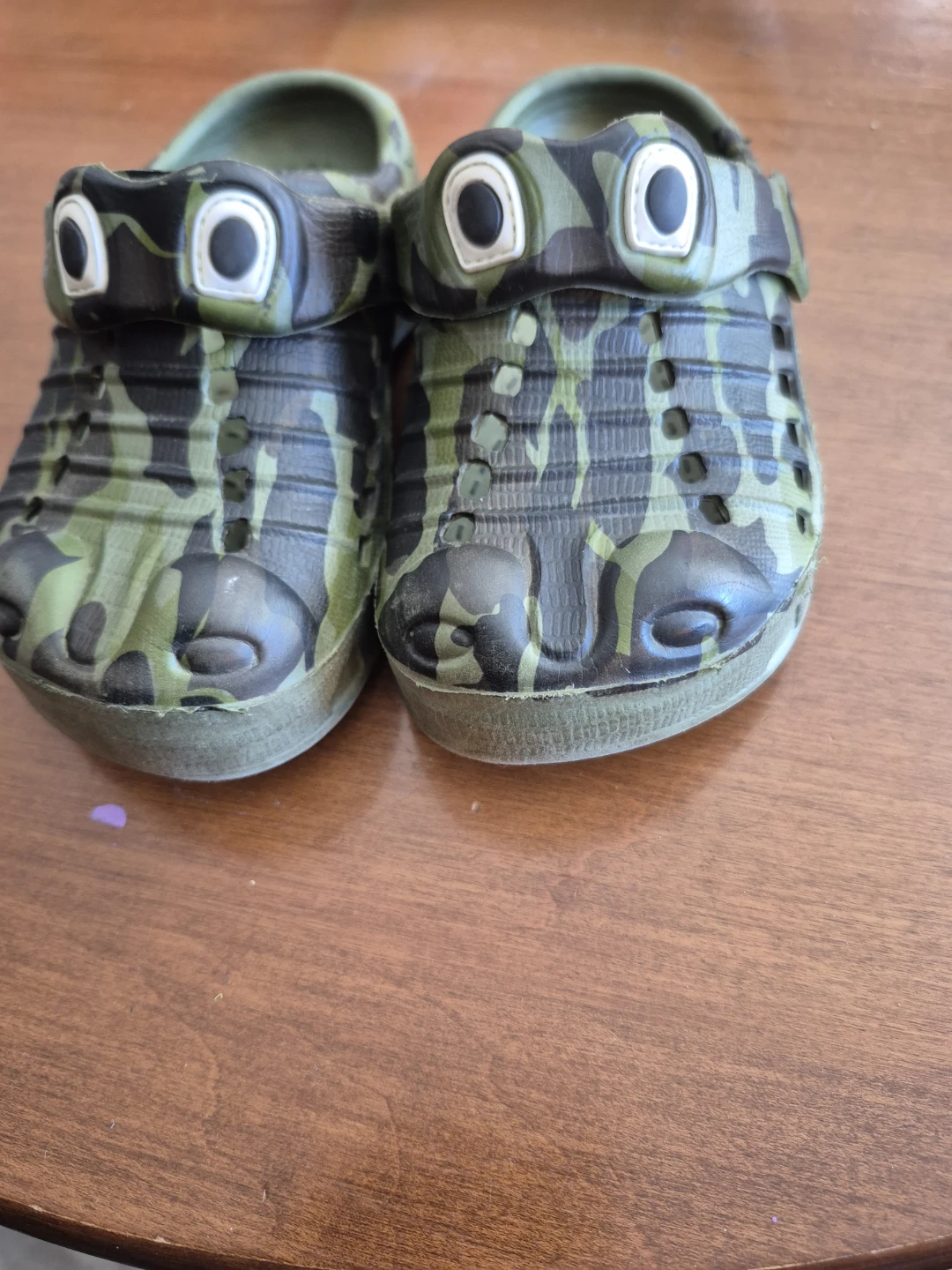 Kids' Camo Crocodile Clogs Size 8