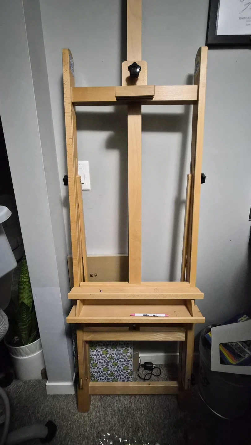 Wooden Art Easel with Tray