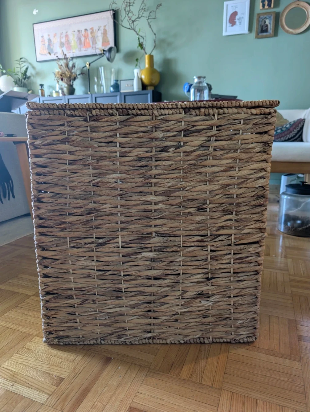 Woven Storage Basket with Lid - photo 5