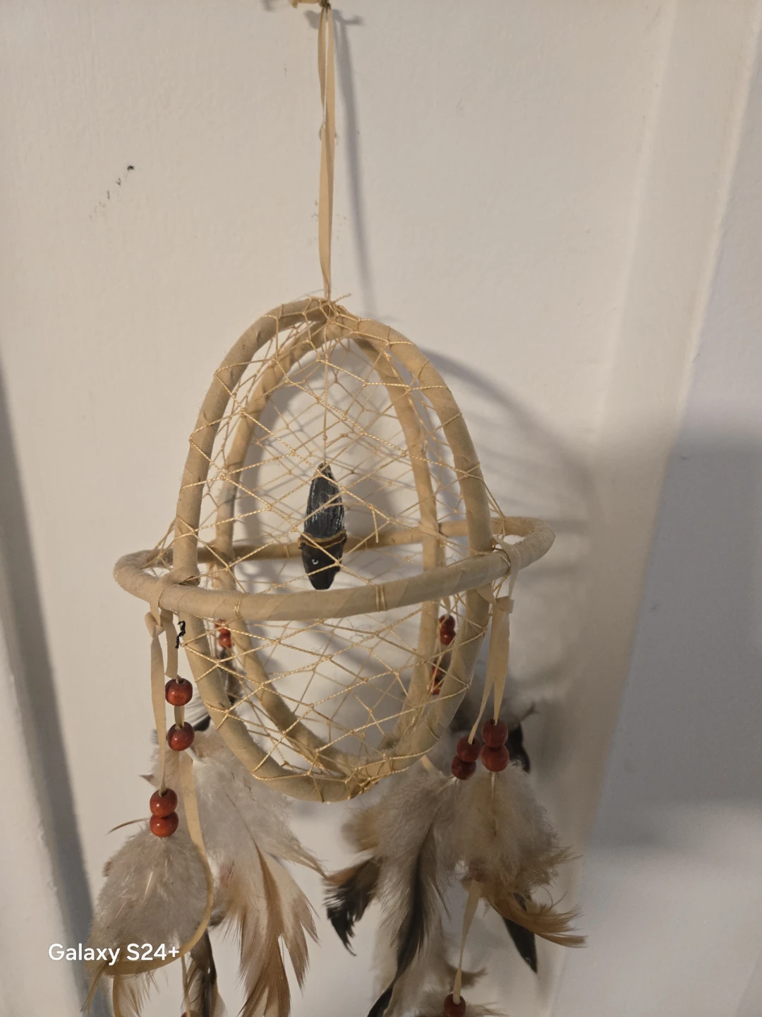 Dreamcatcher with Feather and Bead Accents - photo 2