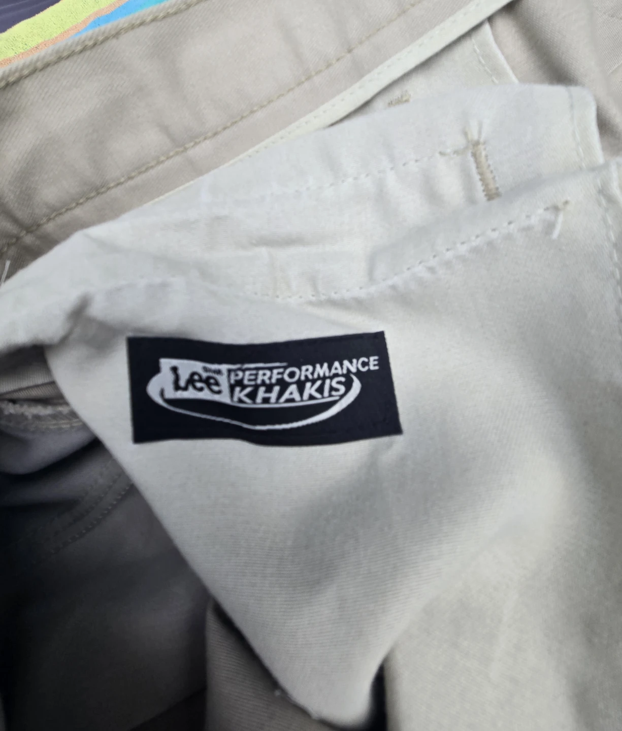 Lee Mens Performance Series Khaki Straight Fit Pant 46W x 32L - photo 3
