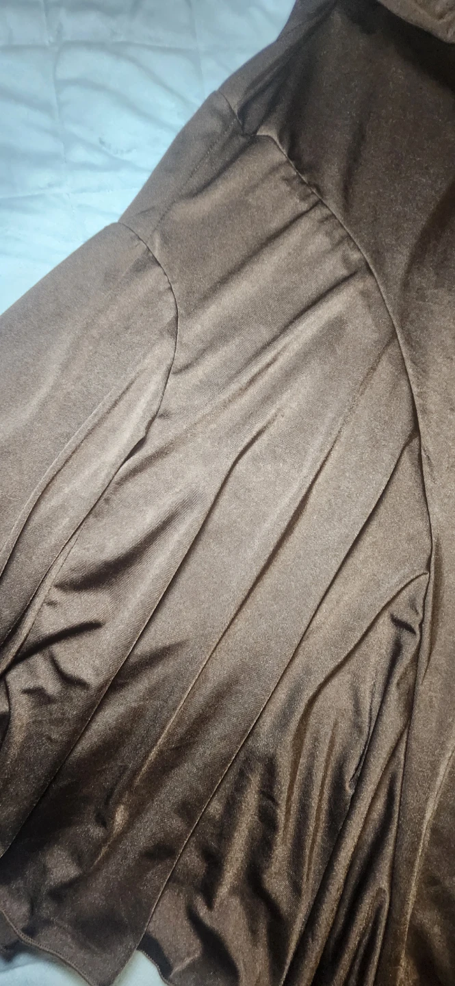 Brown Maxi Skirt with Ring Detail - photo 2