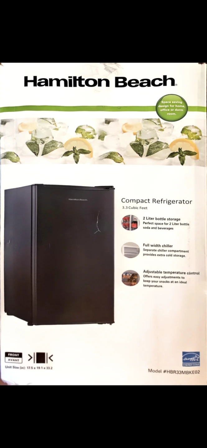 Compact Refrigerator – Black - photo 2