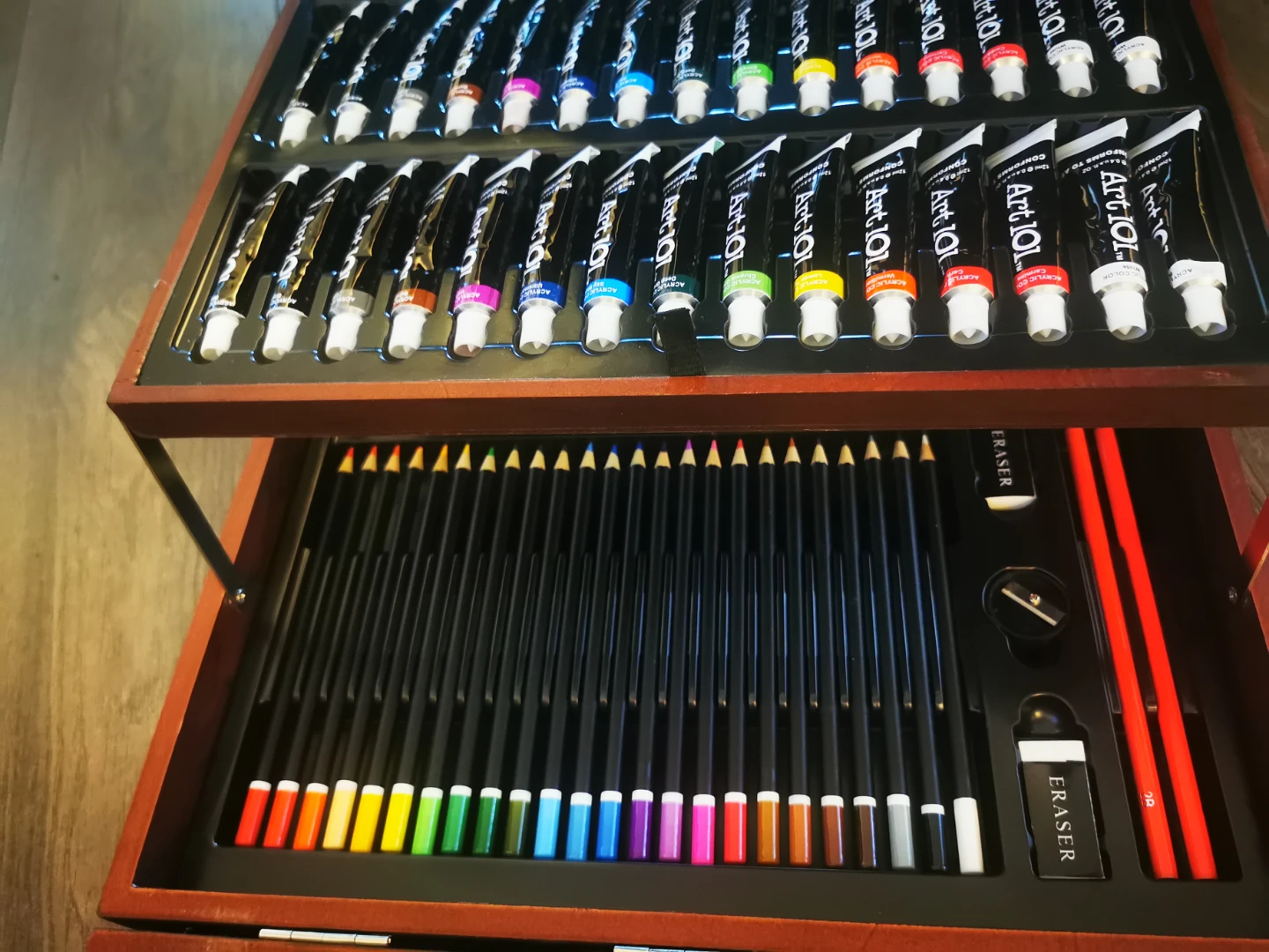 Art 101 Watercolor Painting Set with Wooden Case - photo 3