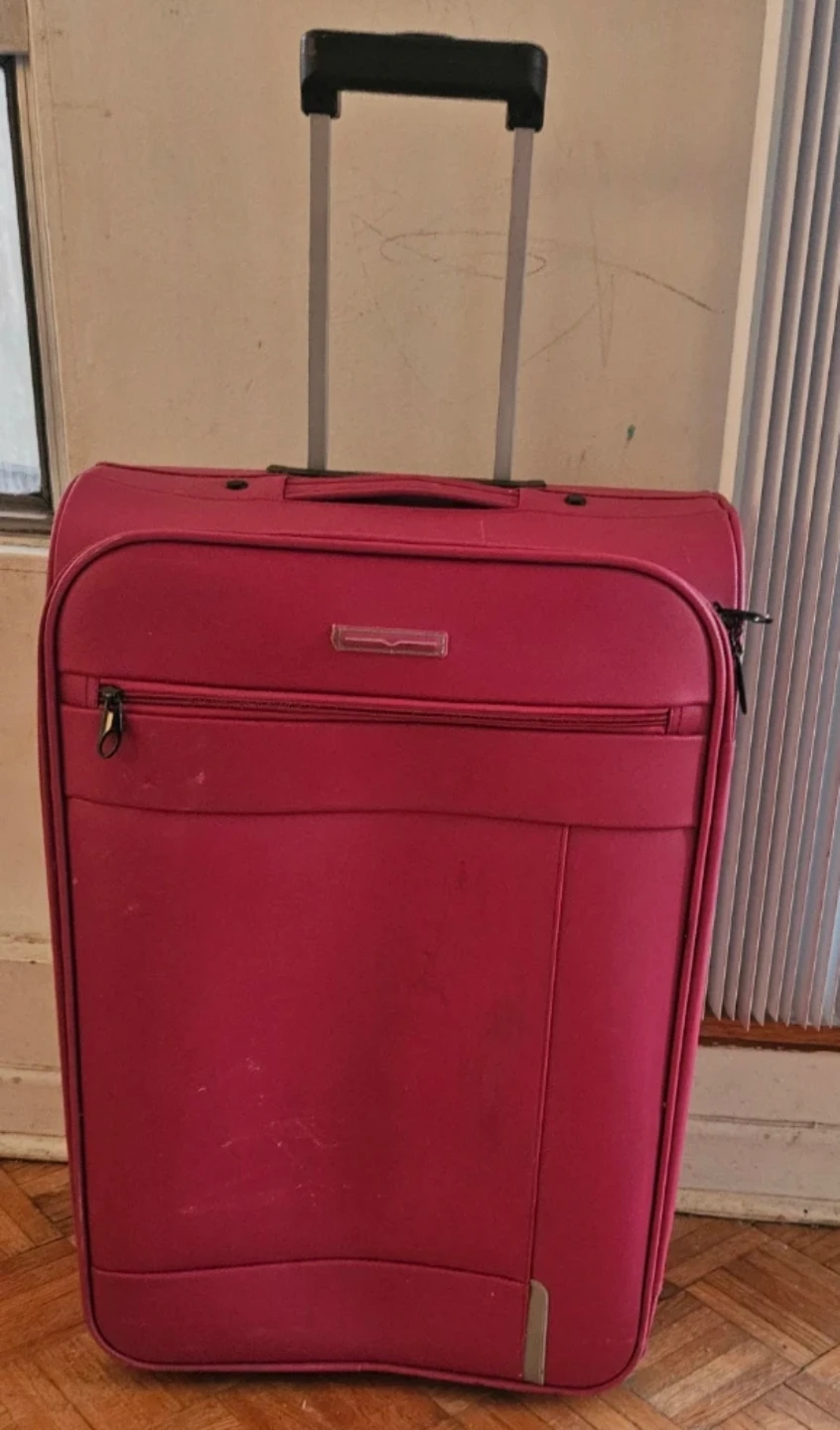 Pink Rolling Suitcase