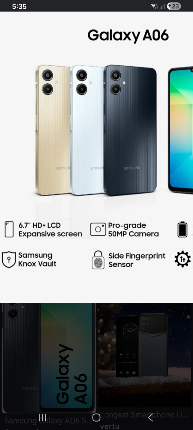 Samsung galaxy A06