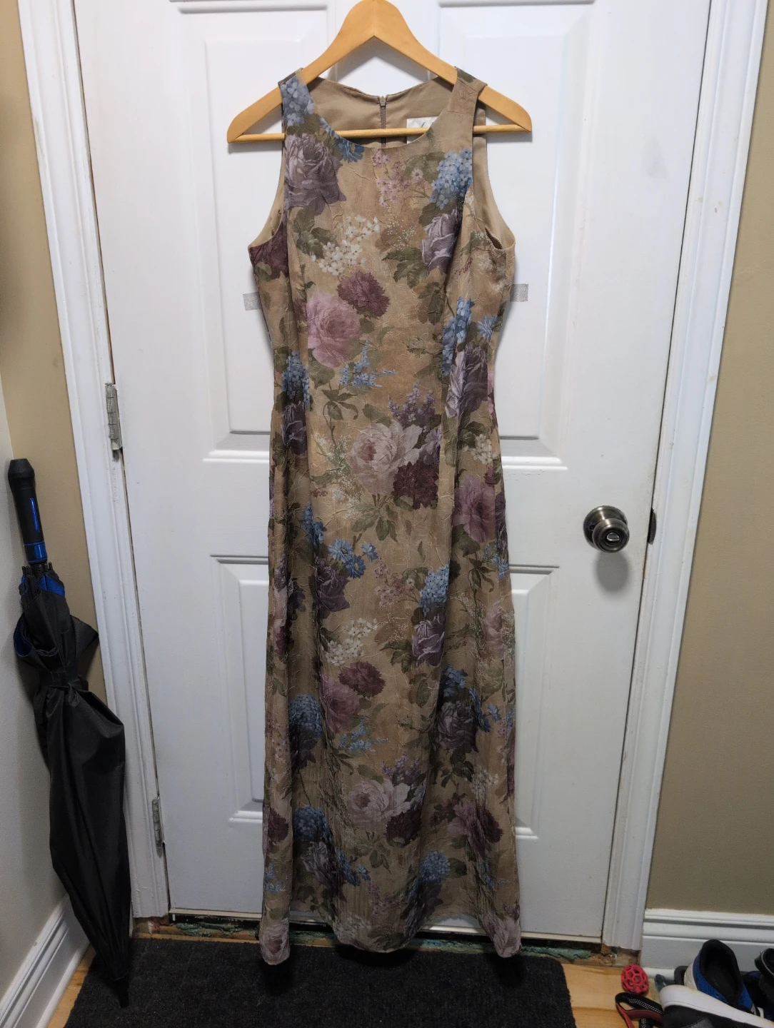 A-line by Algo Floral Maxi Dress Size 8