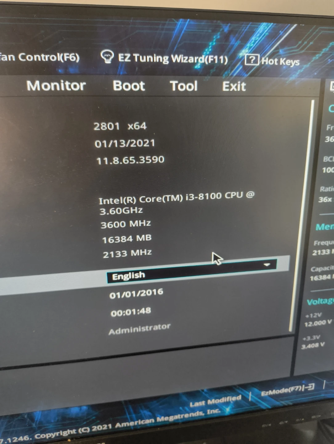 Gaming pc i3-8100 rx580 16gb 1tb - photo 3