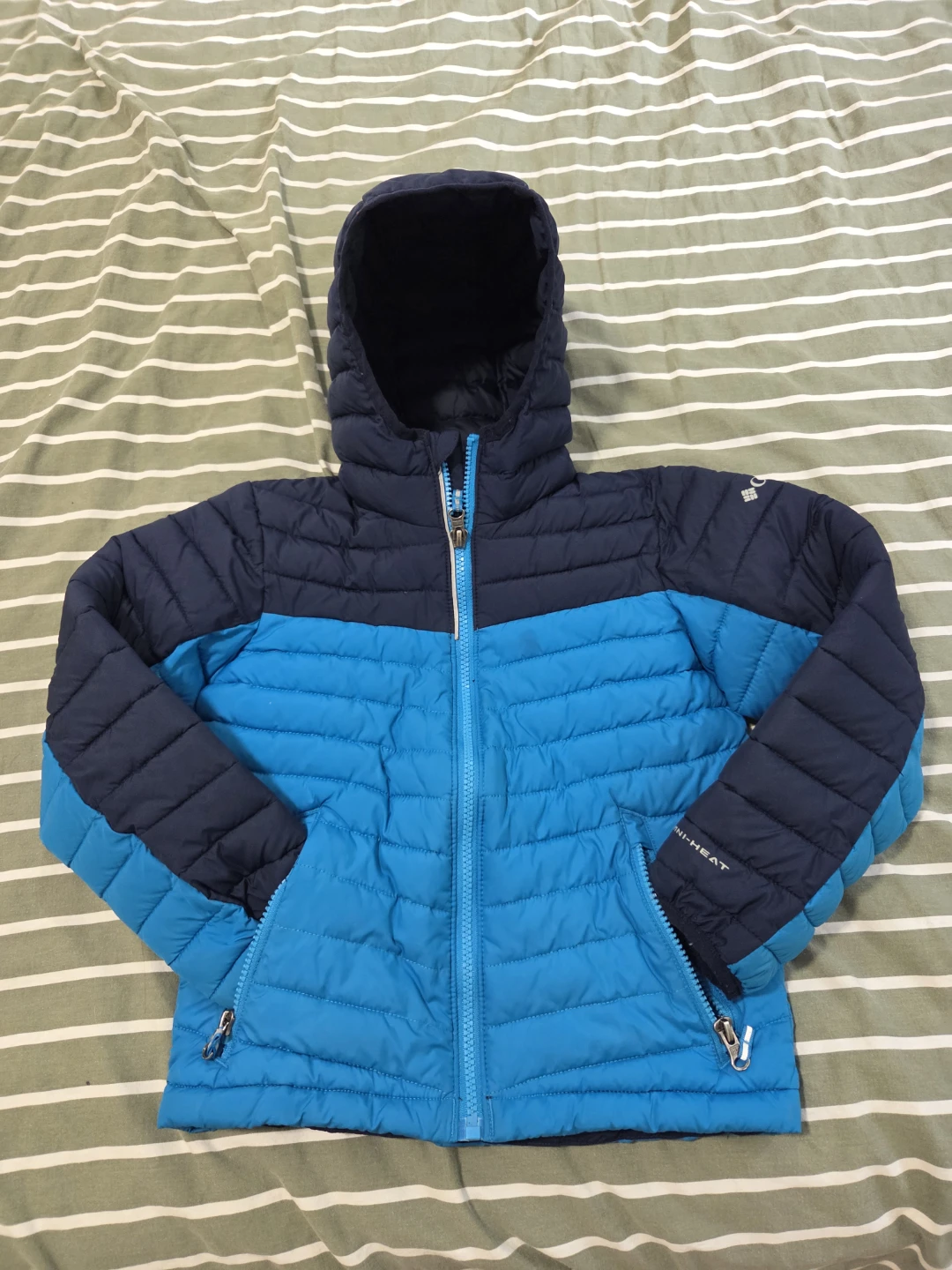 Columbia Puffer Jacket - Blue/Navy - XS