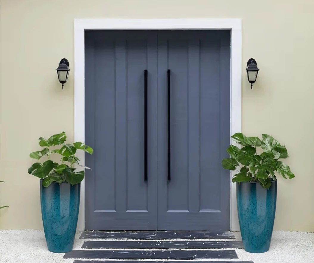 ZMTECH 21 Inch Tall Planter Set of 2 Round Planters - photo 2