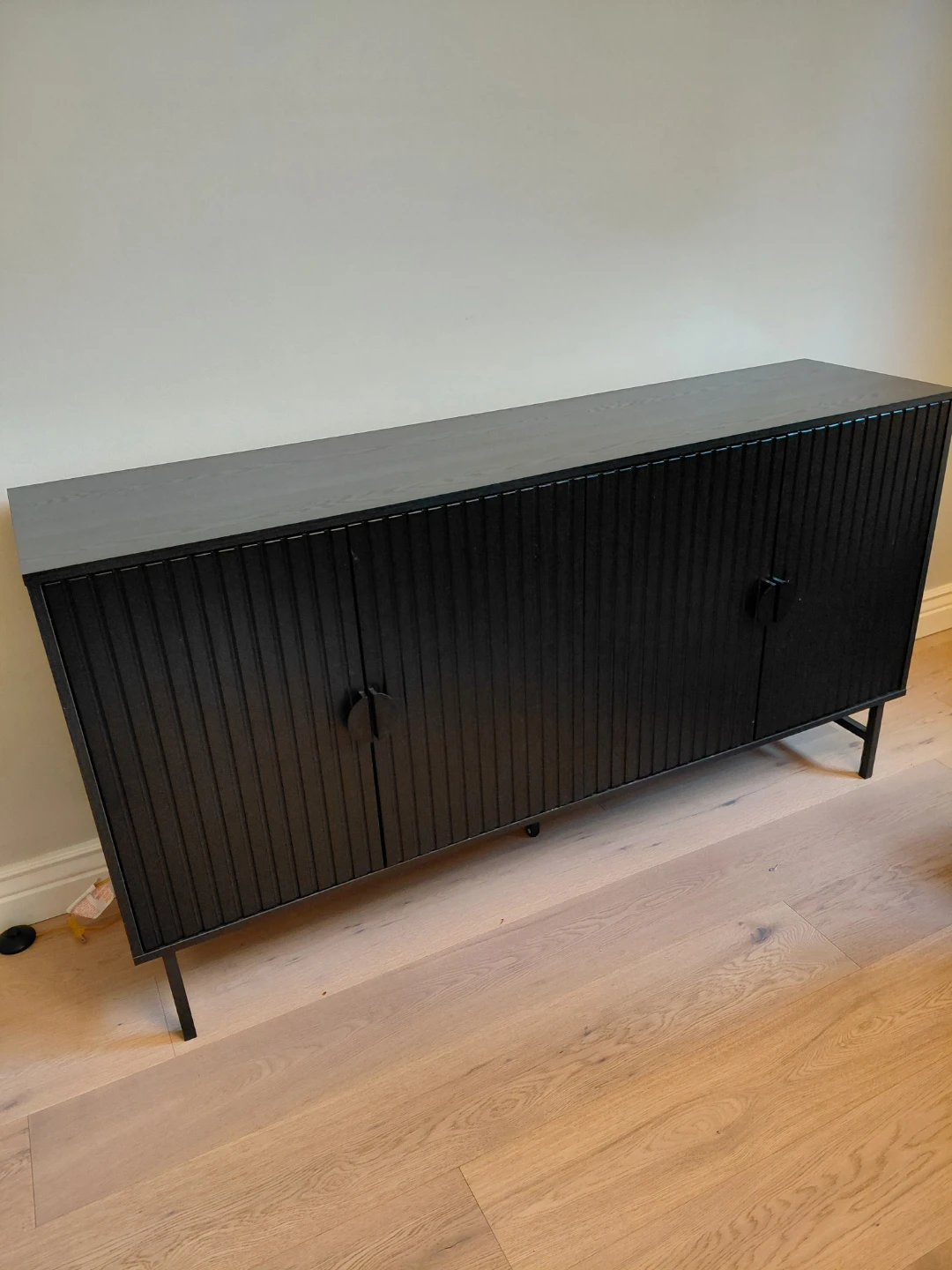 Structube Black Sideboard Cabinet