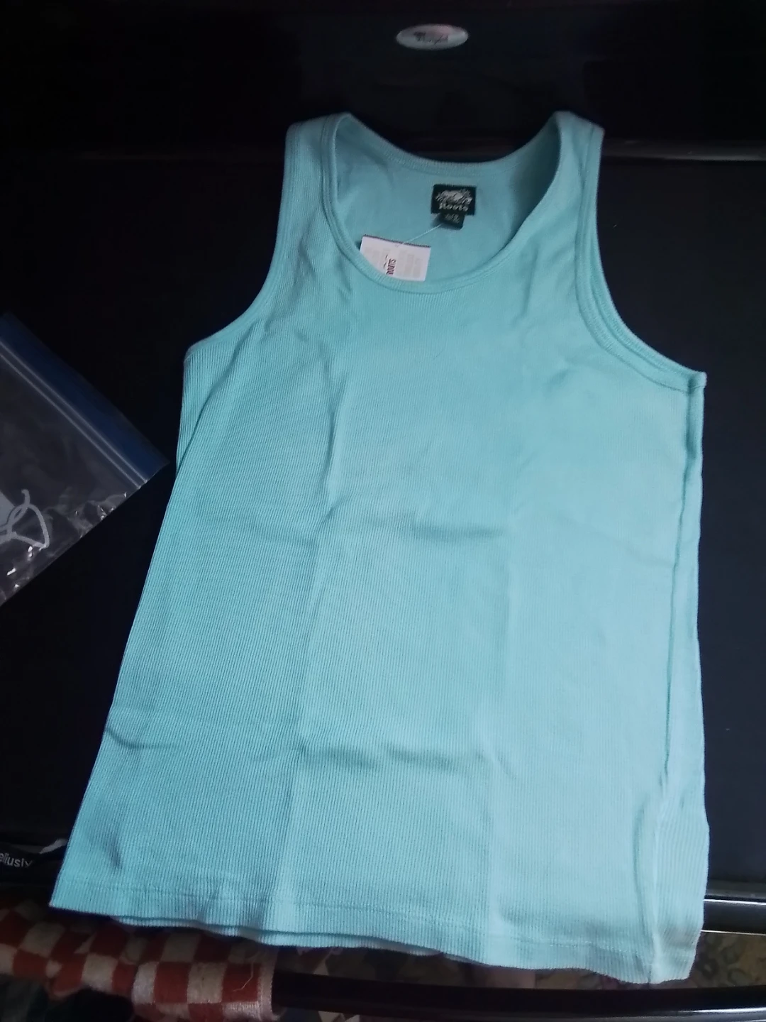 Roots Lucy Rib Tank Turquoise