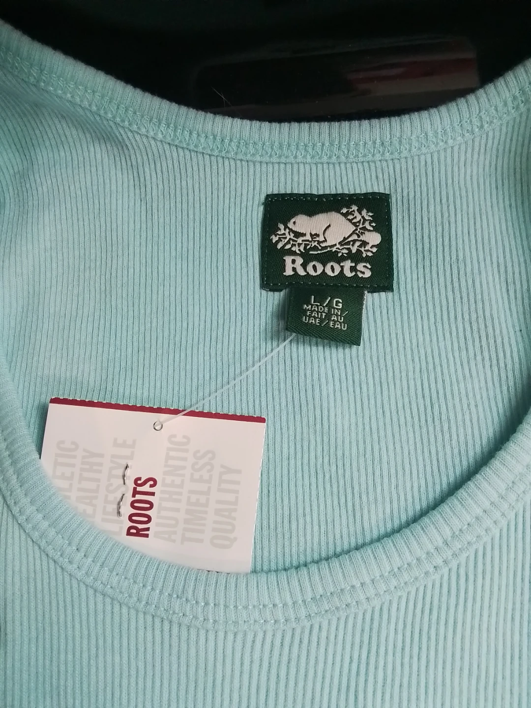 Roots Lucy Rib Tank Turquoise - photo 2