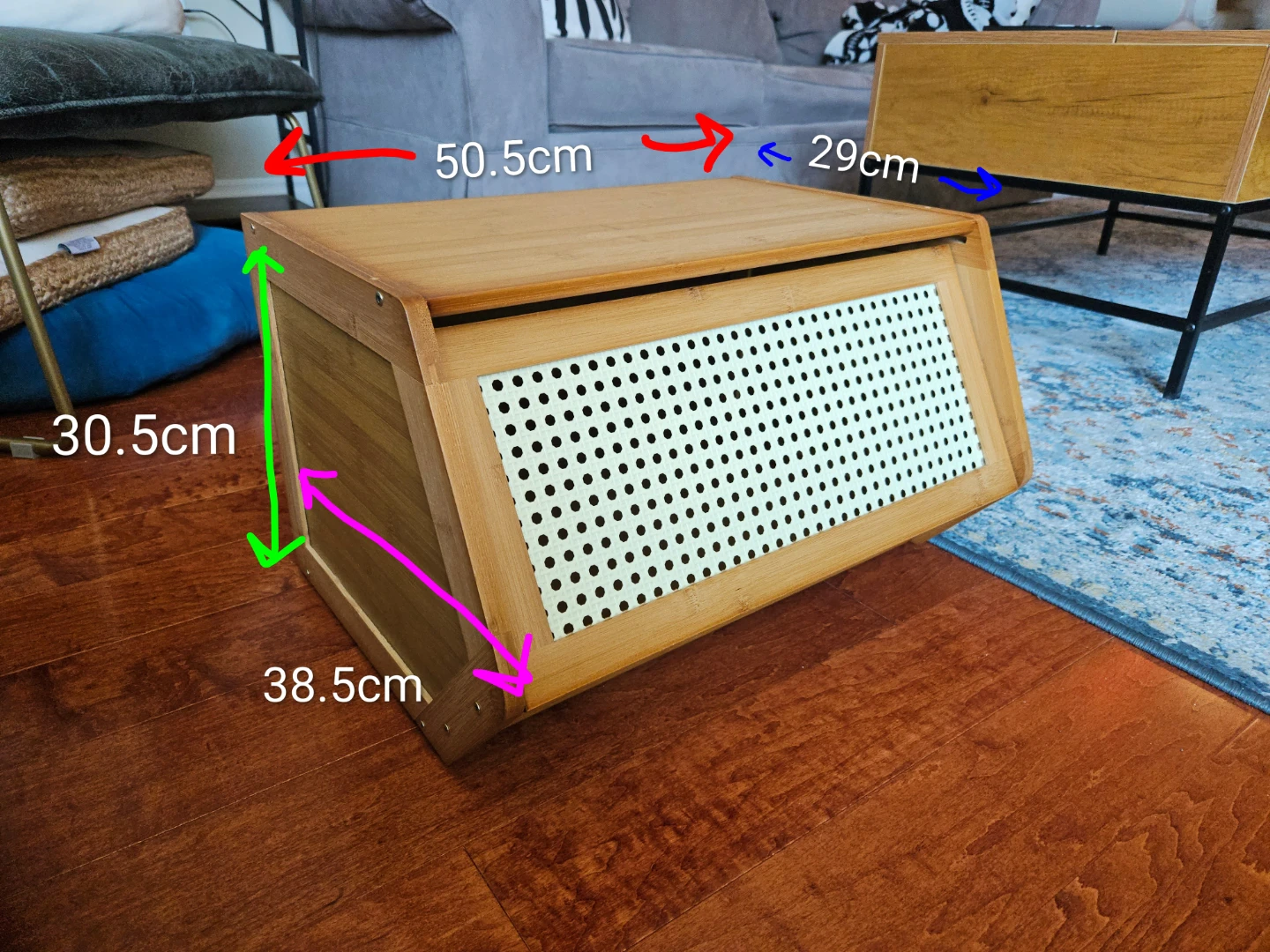 Small Wood Storage Cabinet - photo 3