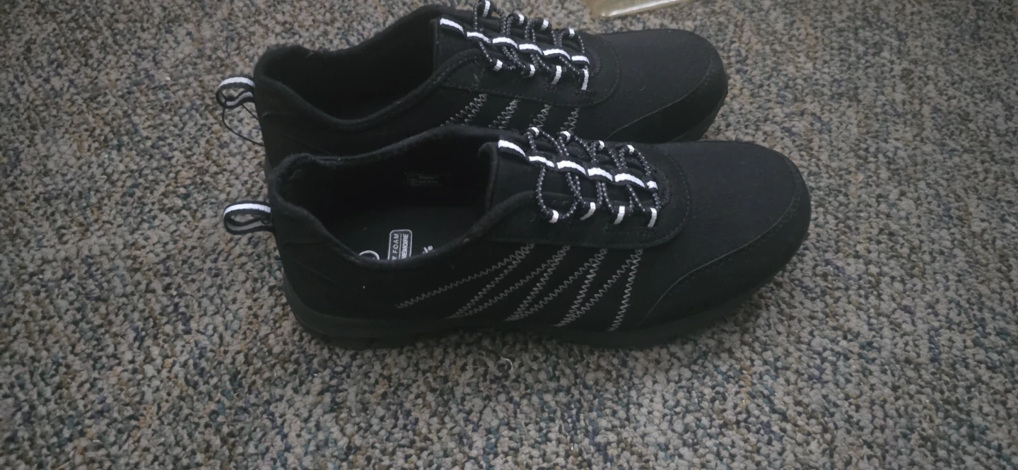Ladies Black Memory Foam Sneakers Size 9 - photo 4