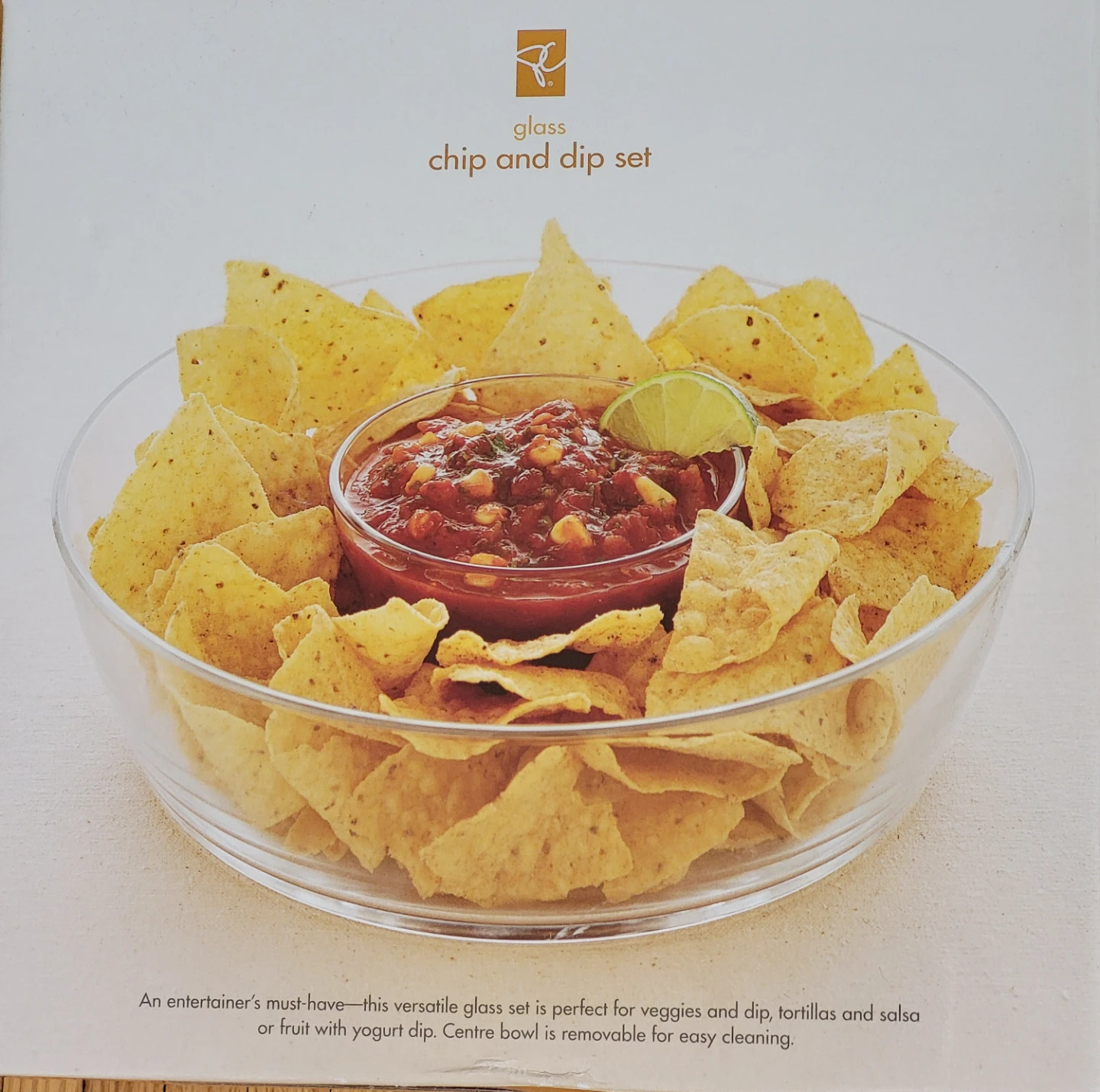 PC Glass Chip and Dip Set