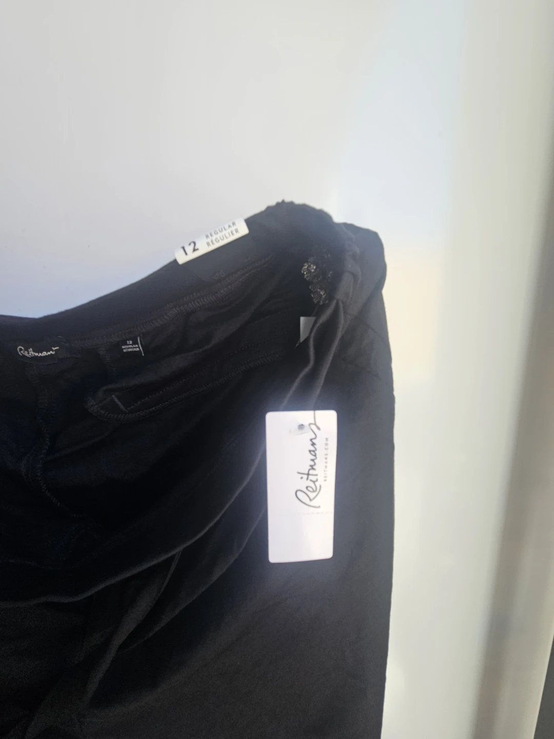 Reitmans Black Pants Size 12 - photo 2