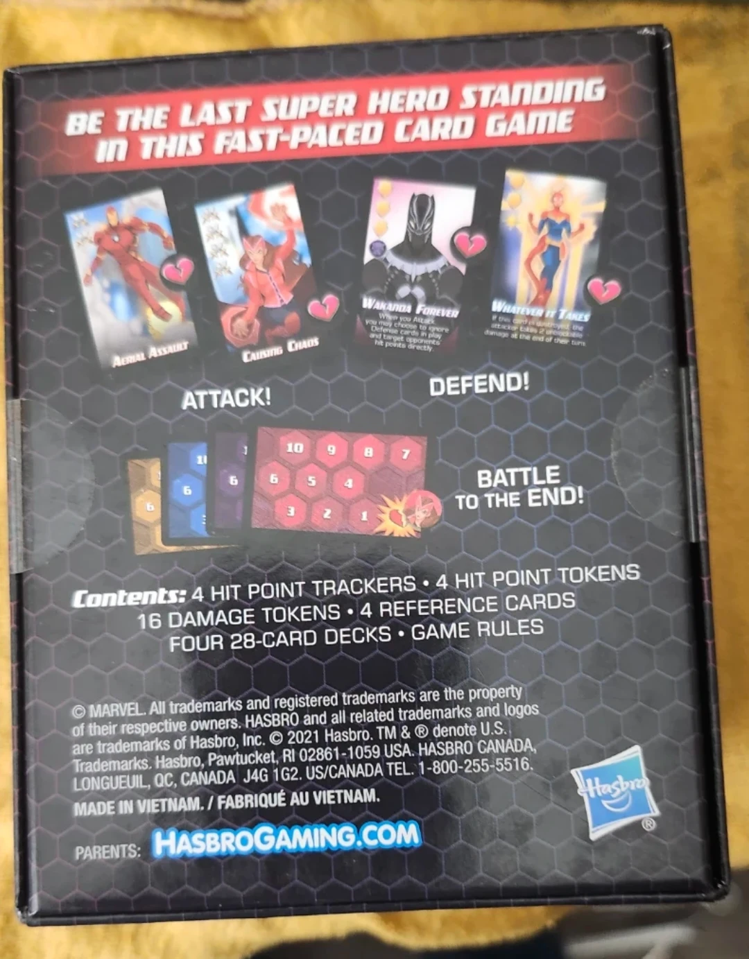 Marvel Mayhem Card Game by Hasbro Gaming - photo 2