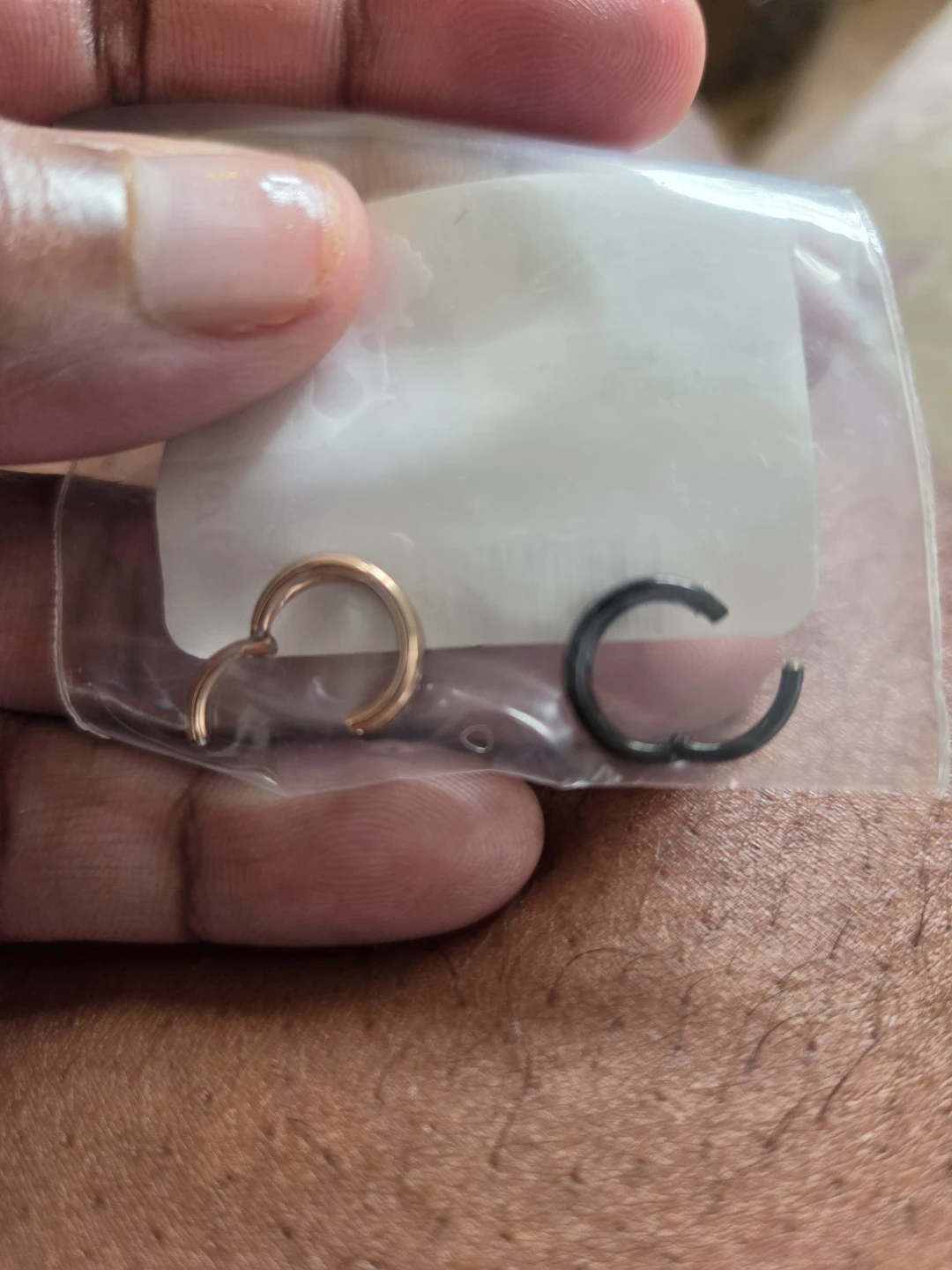 Piercing Clickers - Rose Gold & Black✨️💎