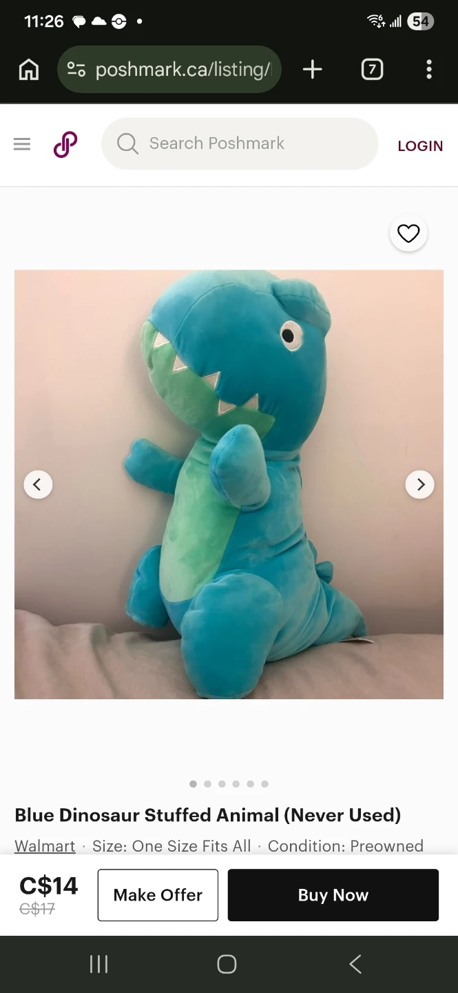 Looking for a Blue Dinosaur Stuffed Animal