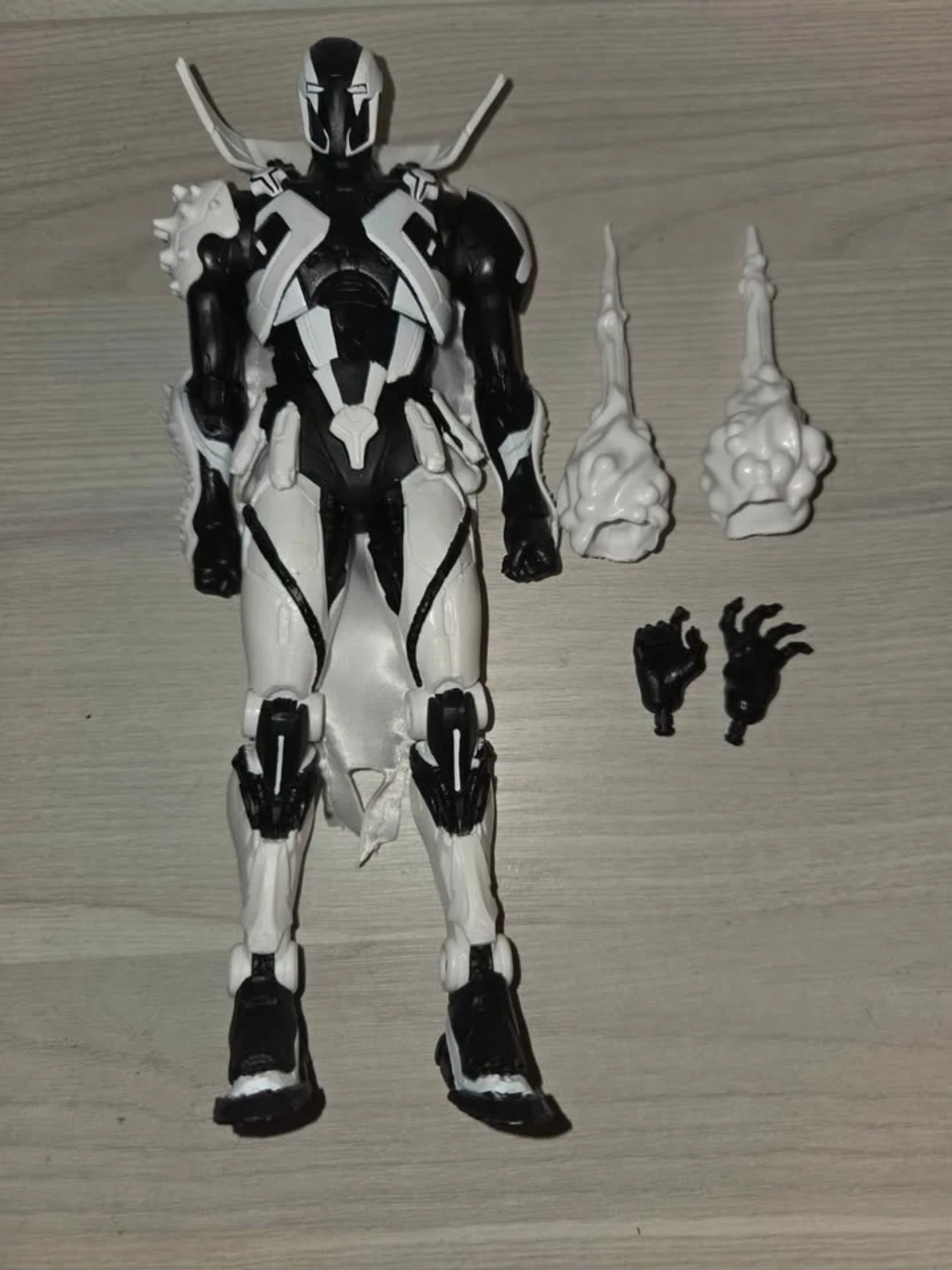 Cool black and white Spawn Figure.