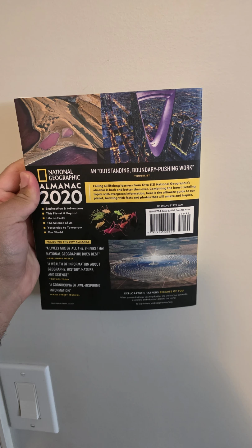 National Geographic Almanac 2020 Book - photo 2