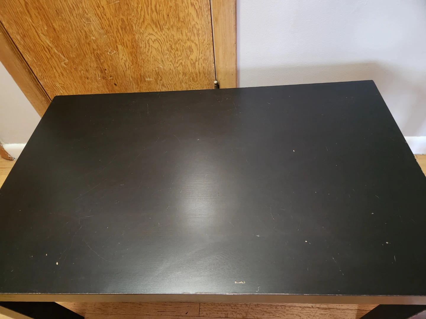 Coffee table /TV stand with built-in shelf - photo 2
