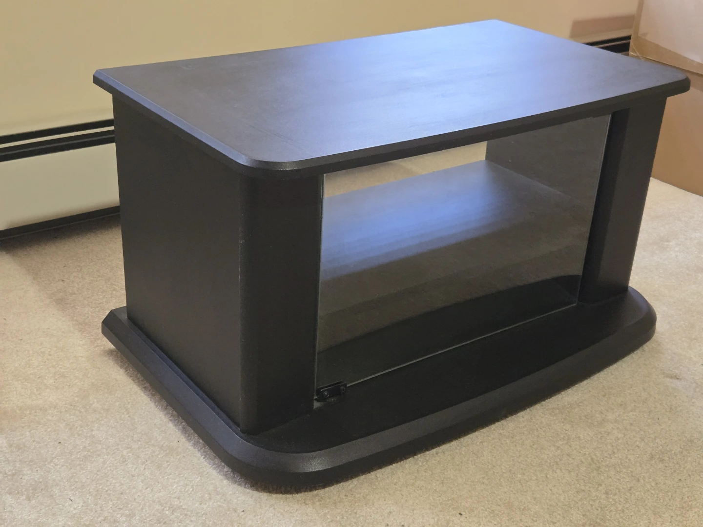 Black Media Console Stand - photo 2