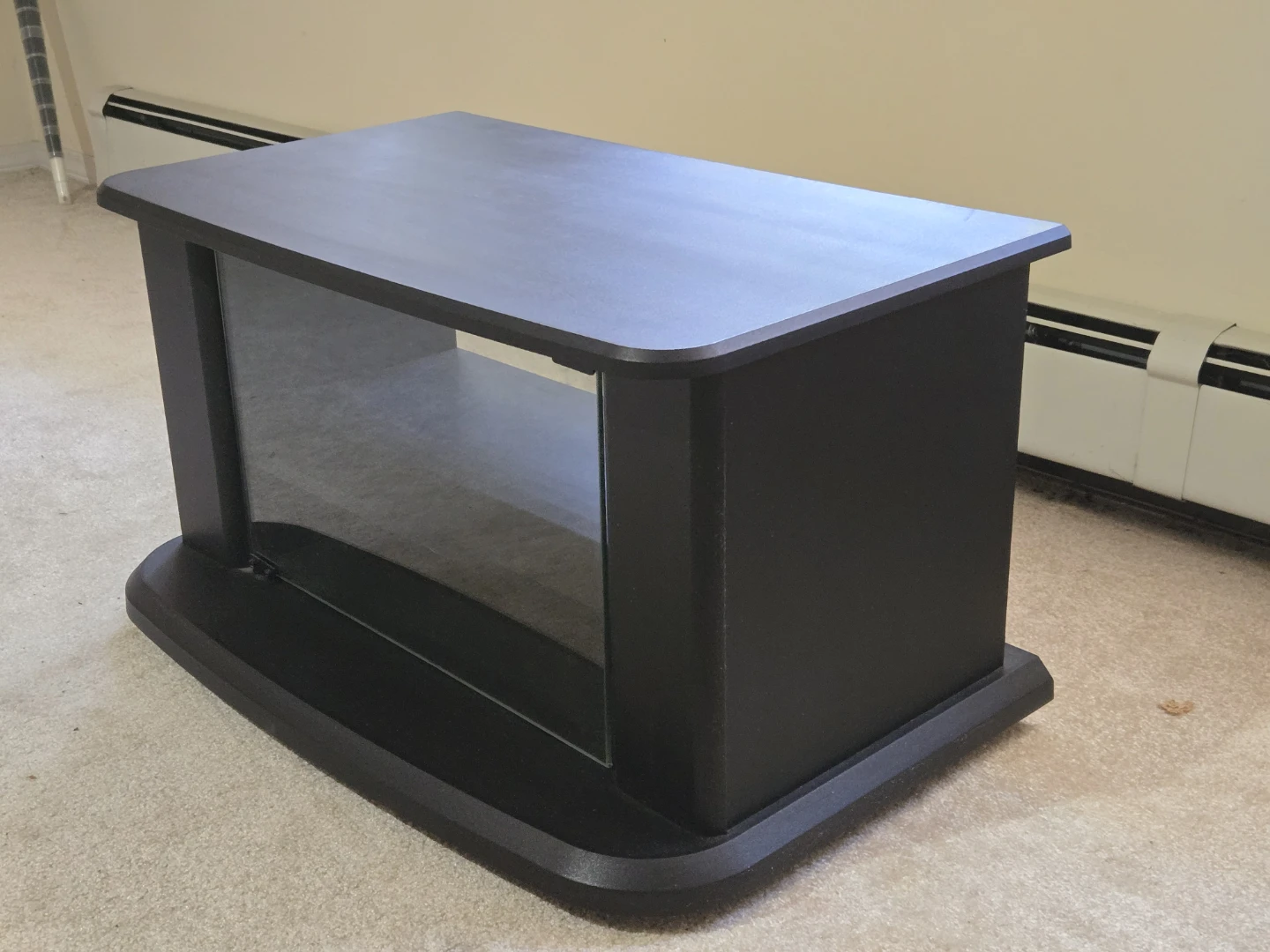 Black Media Console Stand - photo 3