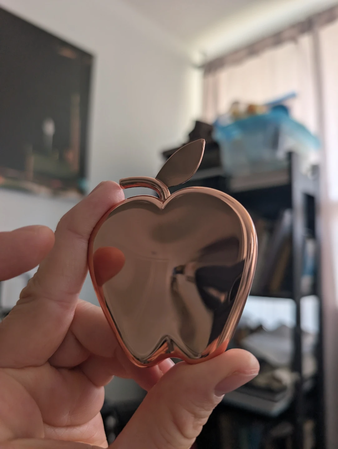 Rose Gold Apple Trinket Paper Weight - photo 2