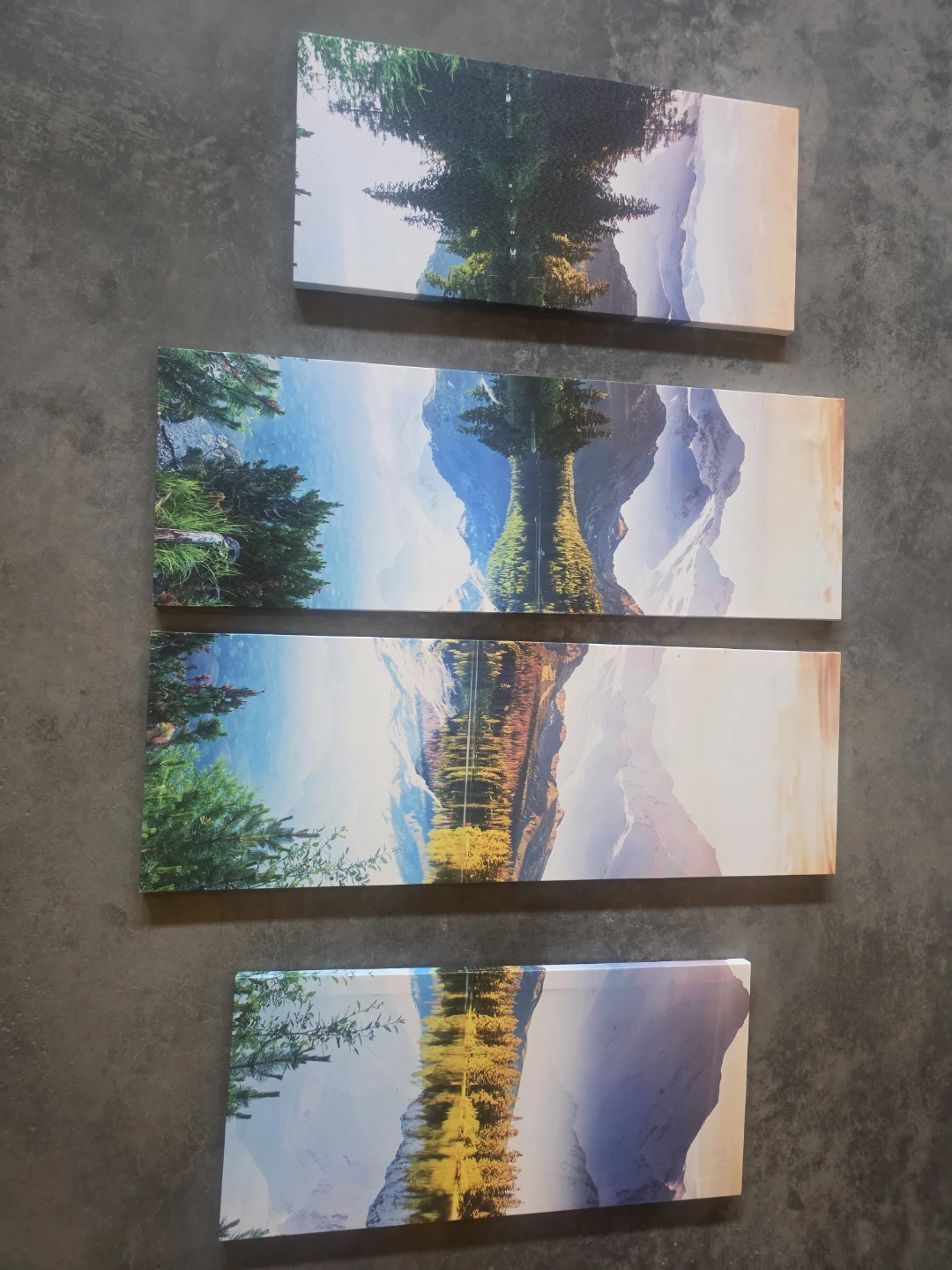 Set of 4 Landscape Canvas Wall Art Prints - photo 3