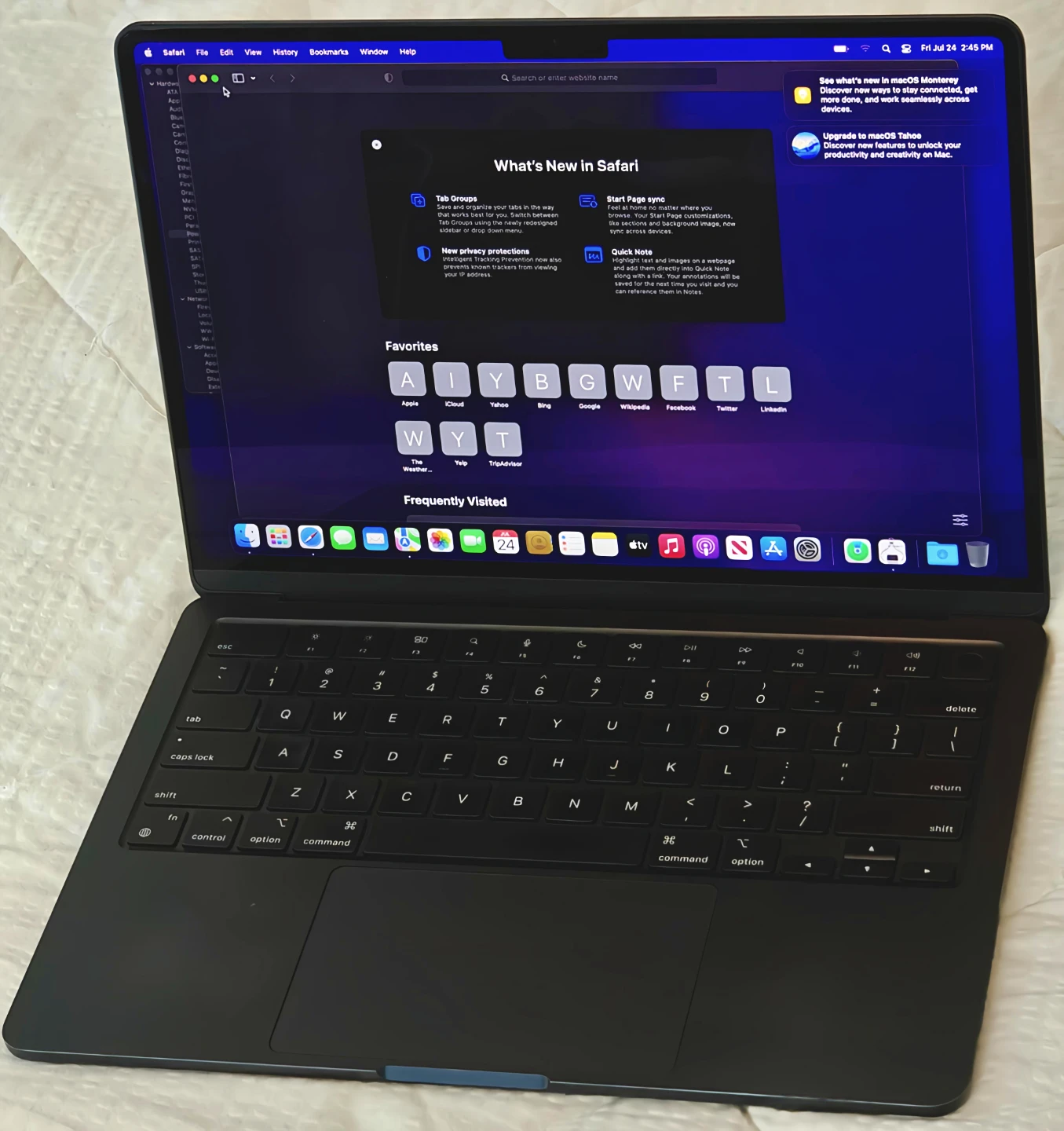 MacBook Air Midnight 13 (2022) M2 – 8GB/256GB– Very Clean - photo 2