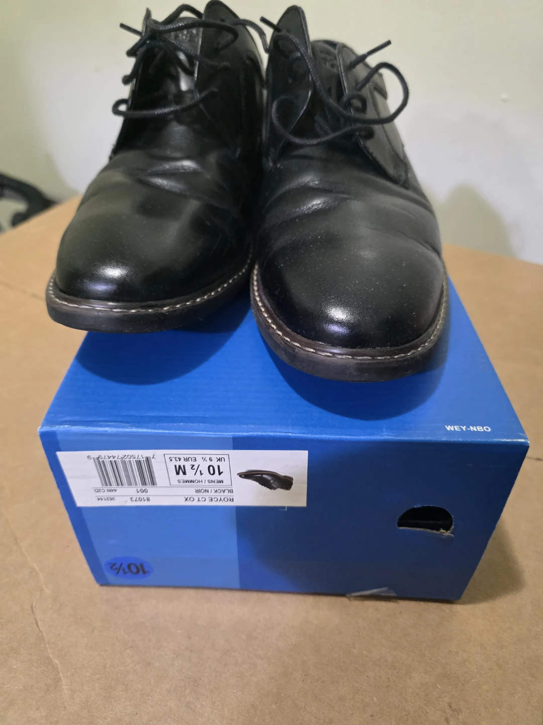 Nunn Bush Royce Cap Toe Oxford Shoes - Black, Size 10.5 - photo 2