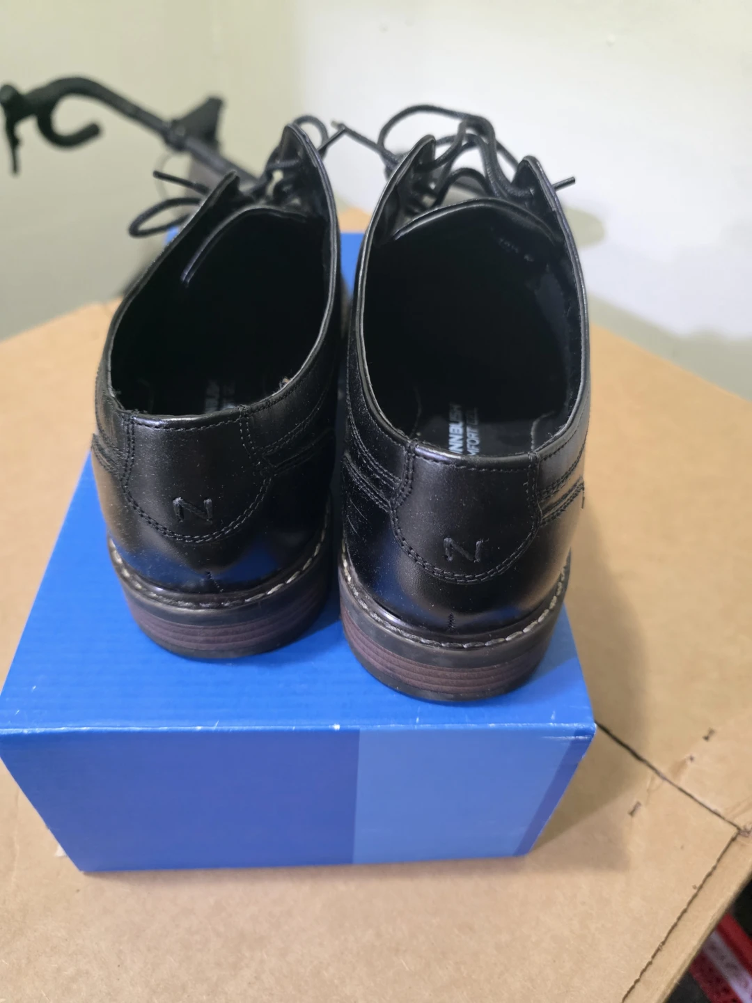 Nunn Bush Royce Cap Toe Oxford Shoes - Black, Size 10.5 - photo 4
