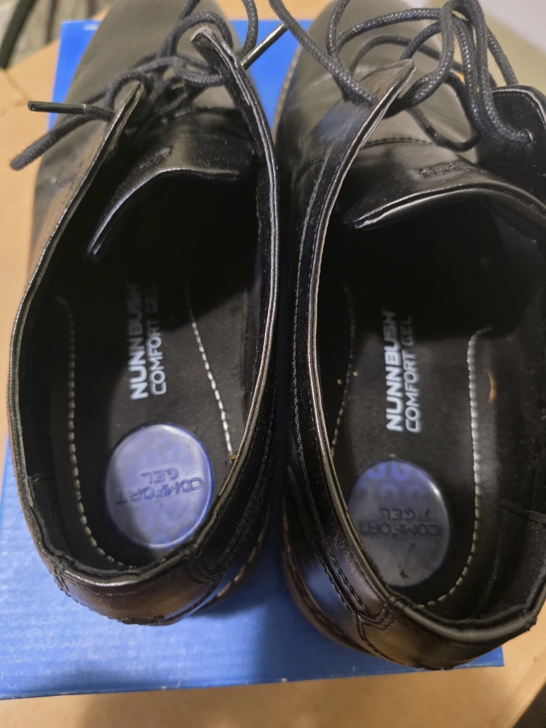 Nunn Bush Royce Cap Toe Oxford Shoes - Black, Size 10.5 - photo 5