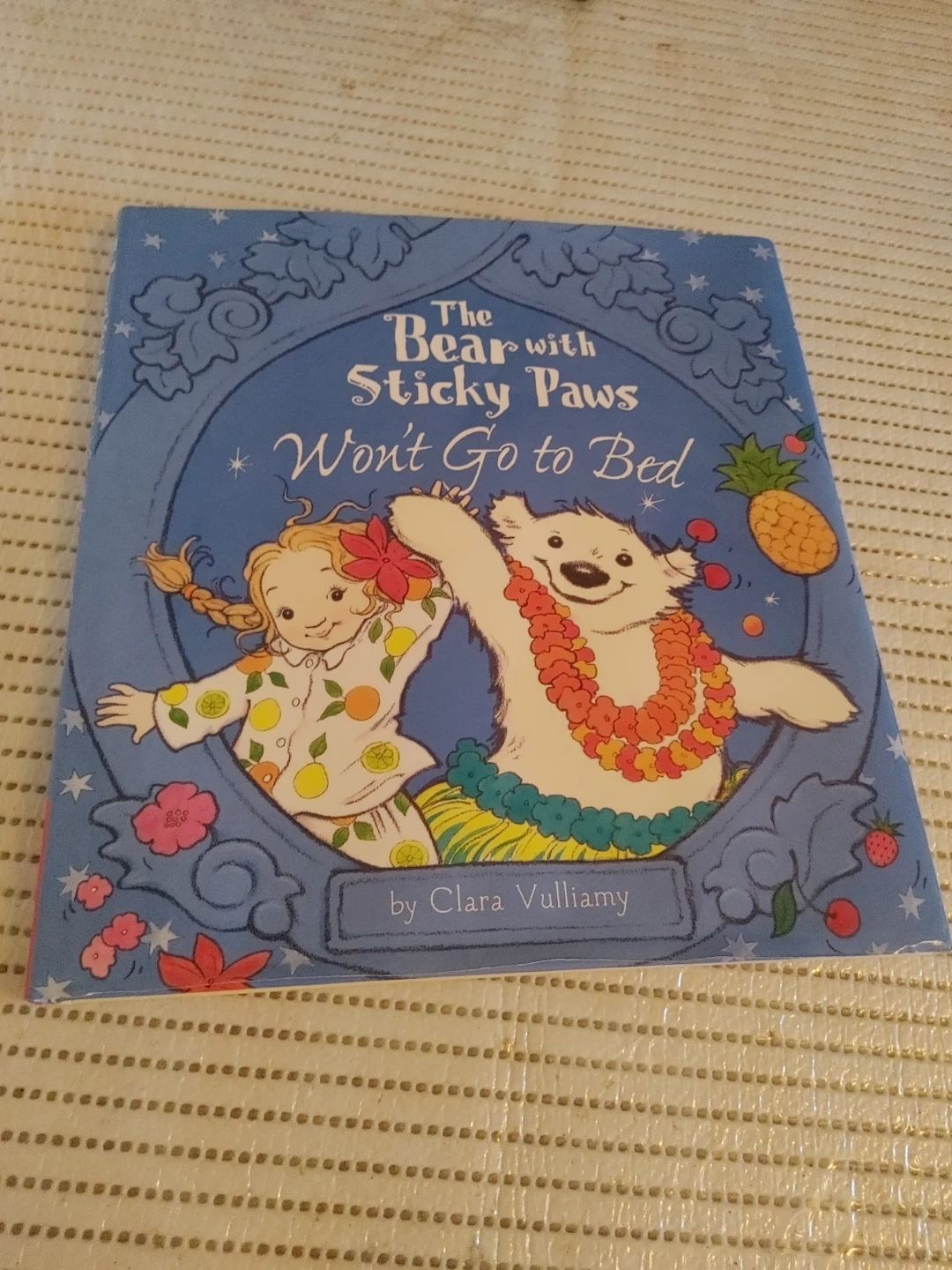 The Bear with Sticky Paws Won't Go to Bed Children's Book