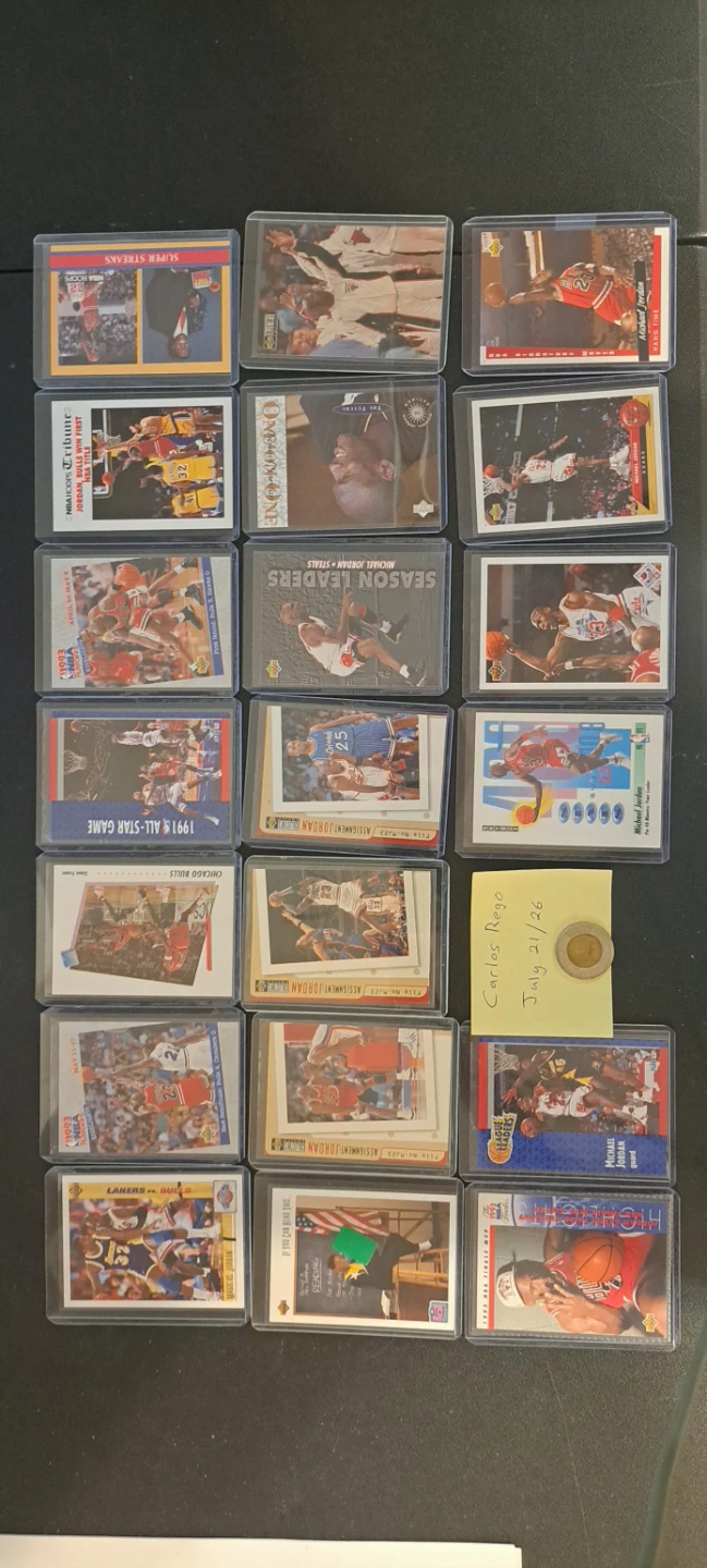 50 Michael Jordan cards - photo 2