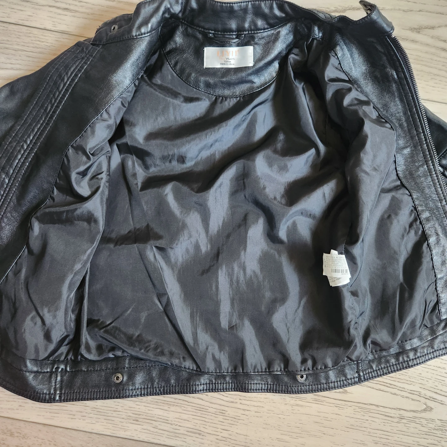 4-5 T faux leather  jacket - photo 5