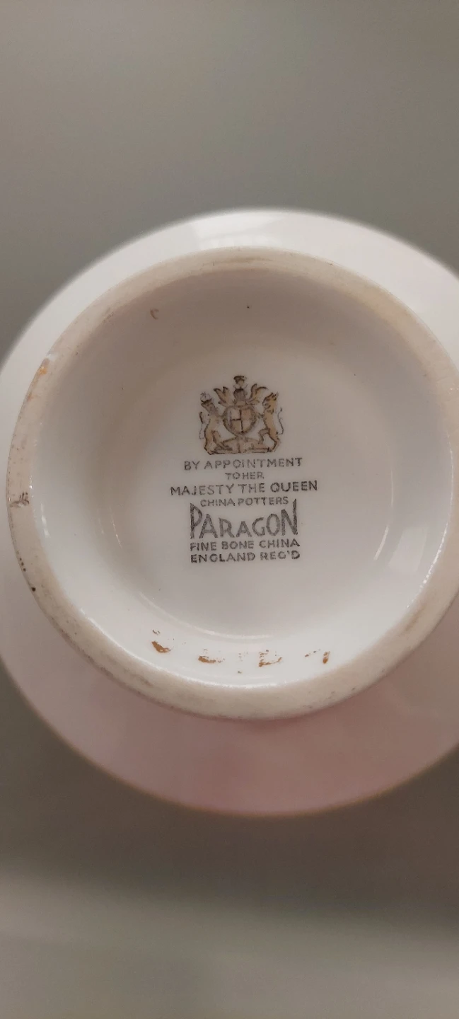Paragon Fine Bone China Teacup and Saucer Set