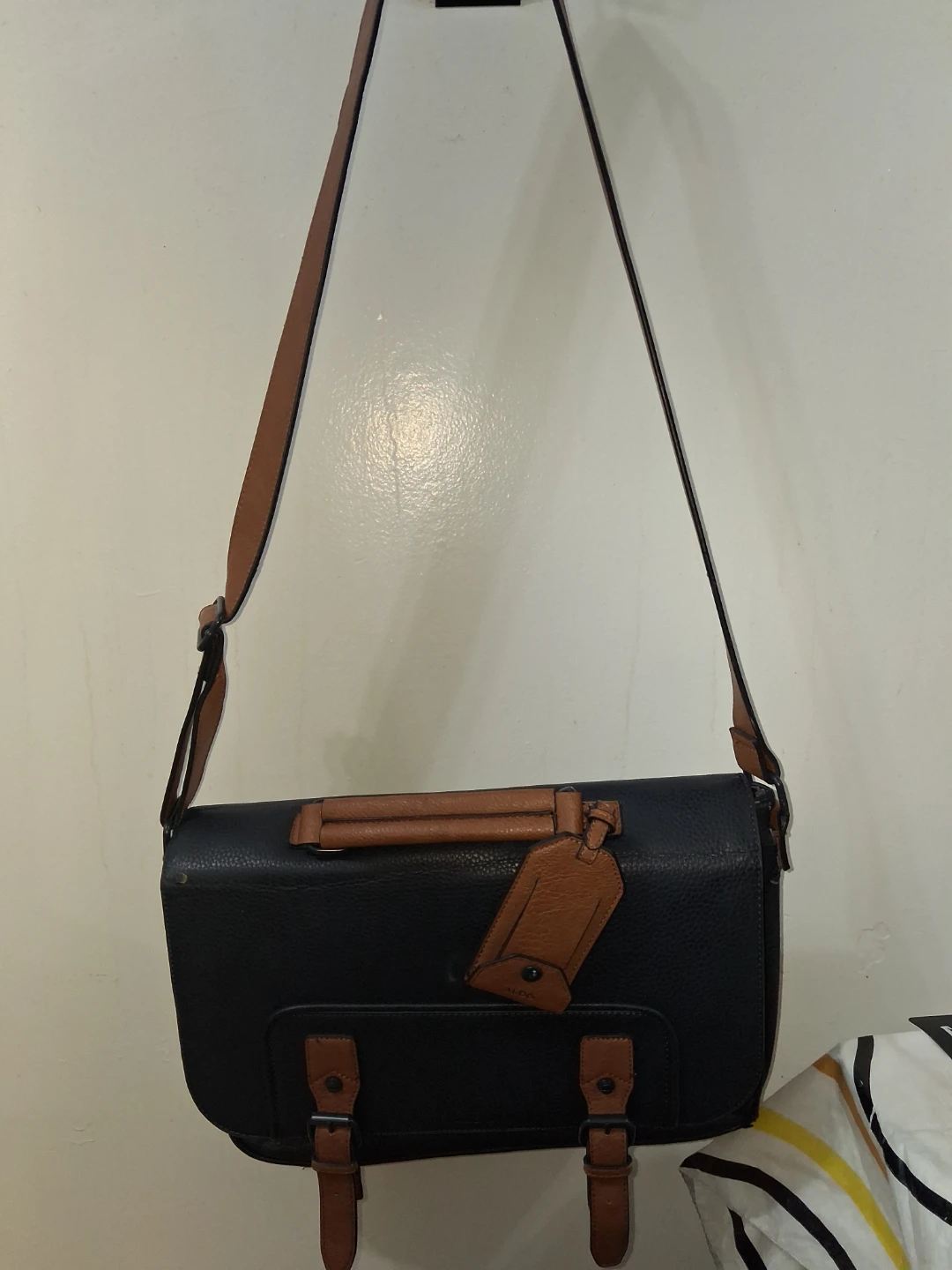 ALDO Blue Faux Leather Satchel Bag - photo 2